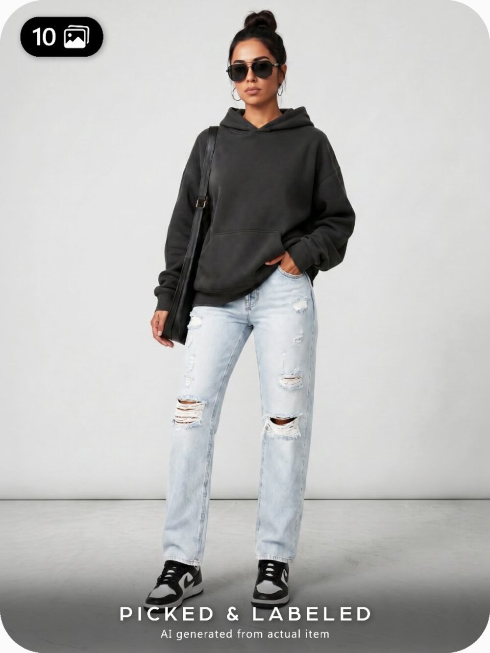 FRAME Le Slouch Boyfriend Jeans 27 Natoma Relaxed Light Wash LSLJ207